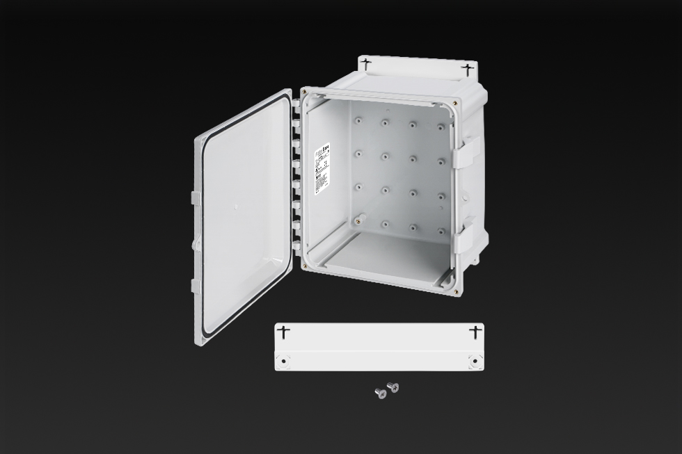 heartland enclosure with mounting flange shown